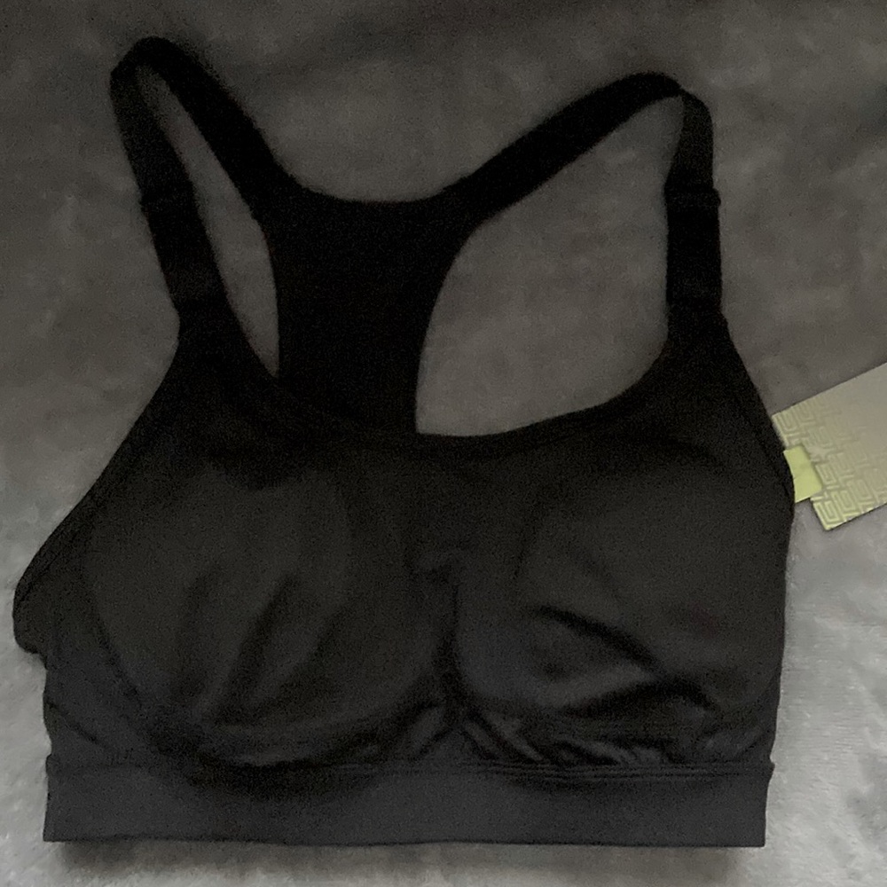 NWT” TEK GEAR medium support razorback sports bra. Size Small.